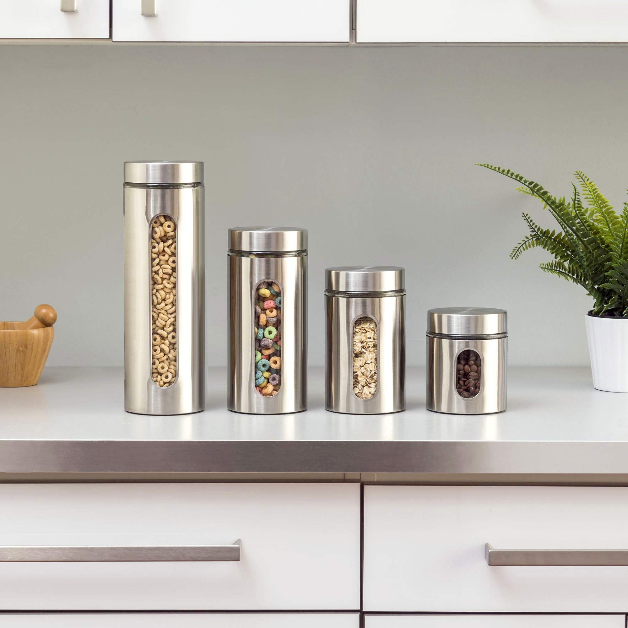 Le'raze diseño claro facilita ver café y azúcar a simple vista.