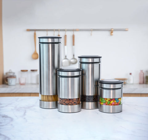 Ideal para azúcar, café, té, galletas y harina con Le'raze.