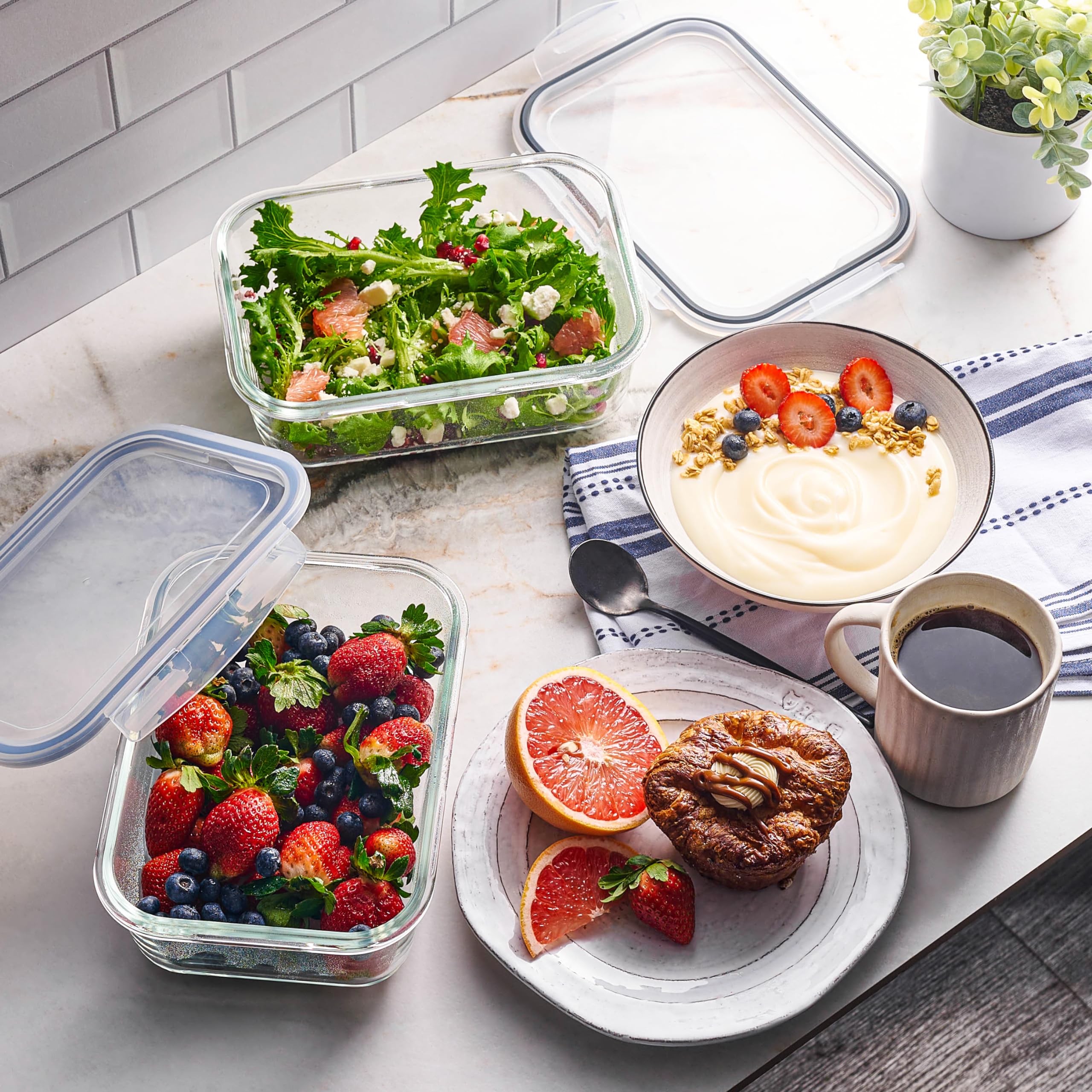 Le'raze: vidrio claro que facilita identificar alimentos al instante.