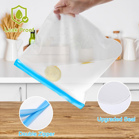 Lerine: bolsas de galón aptas para lavavajillas, limpieza rápida