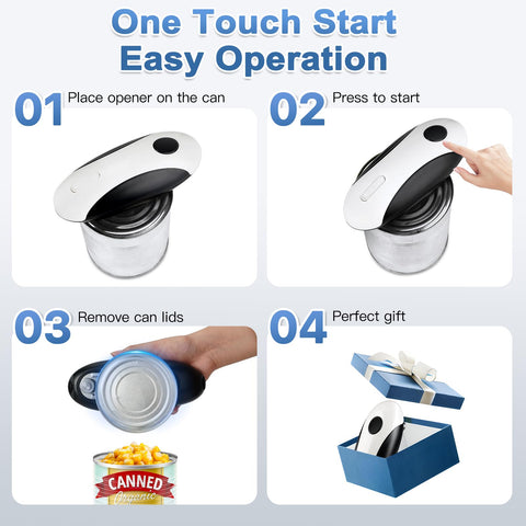 LetGoShop abrelatas recargable facilita uso diario sin cambiar pilas.