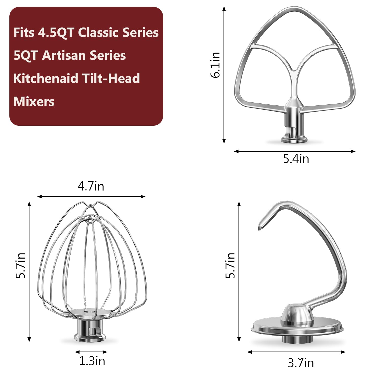 LETOMS K45DH gancho para masa, ideal para amasar pan