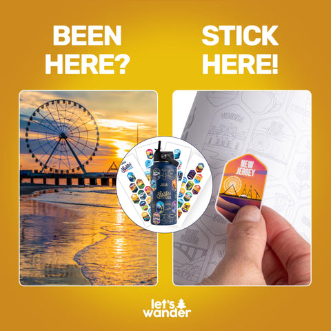 Botella LET'S WANDER para uso diario en viajes, resistente