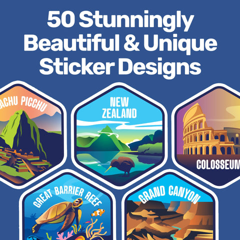 Los 50 diseños grabados de LET'S WANDER destacan destinos icónicos con estilo