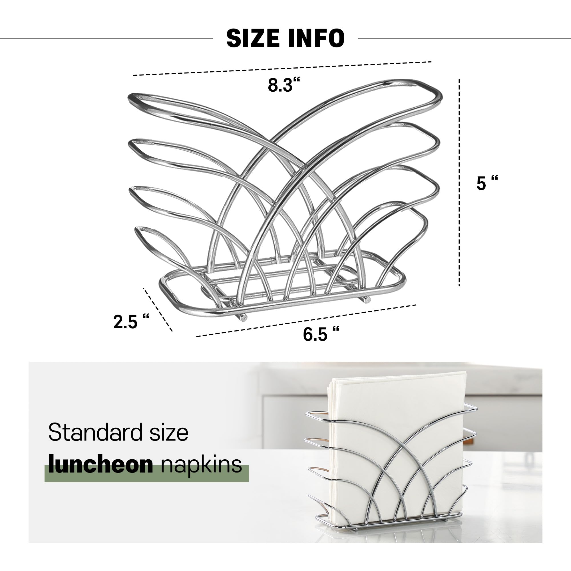 LEVIMETREE porta-servilletas diseño moderno para cocina, añade estilo al comedor.