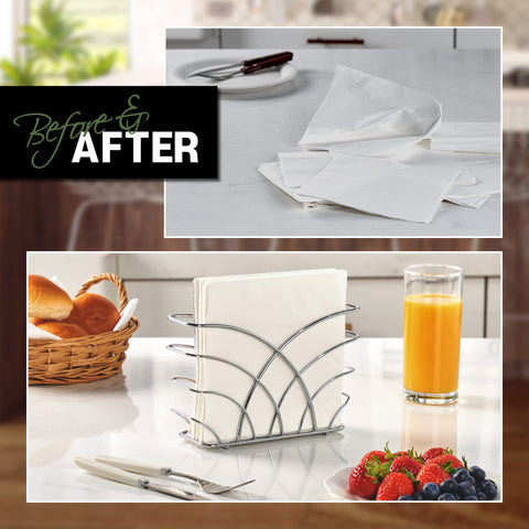 LEVIMETREE porta-servilletas para mesa de interiores en comedor, diseño moderno.