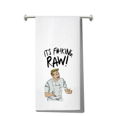 LEVLO Chef Ramsay: detalle de textura con patrón espiga para secado rápido.