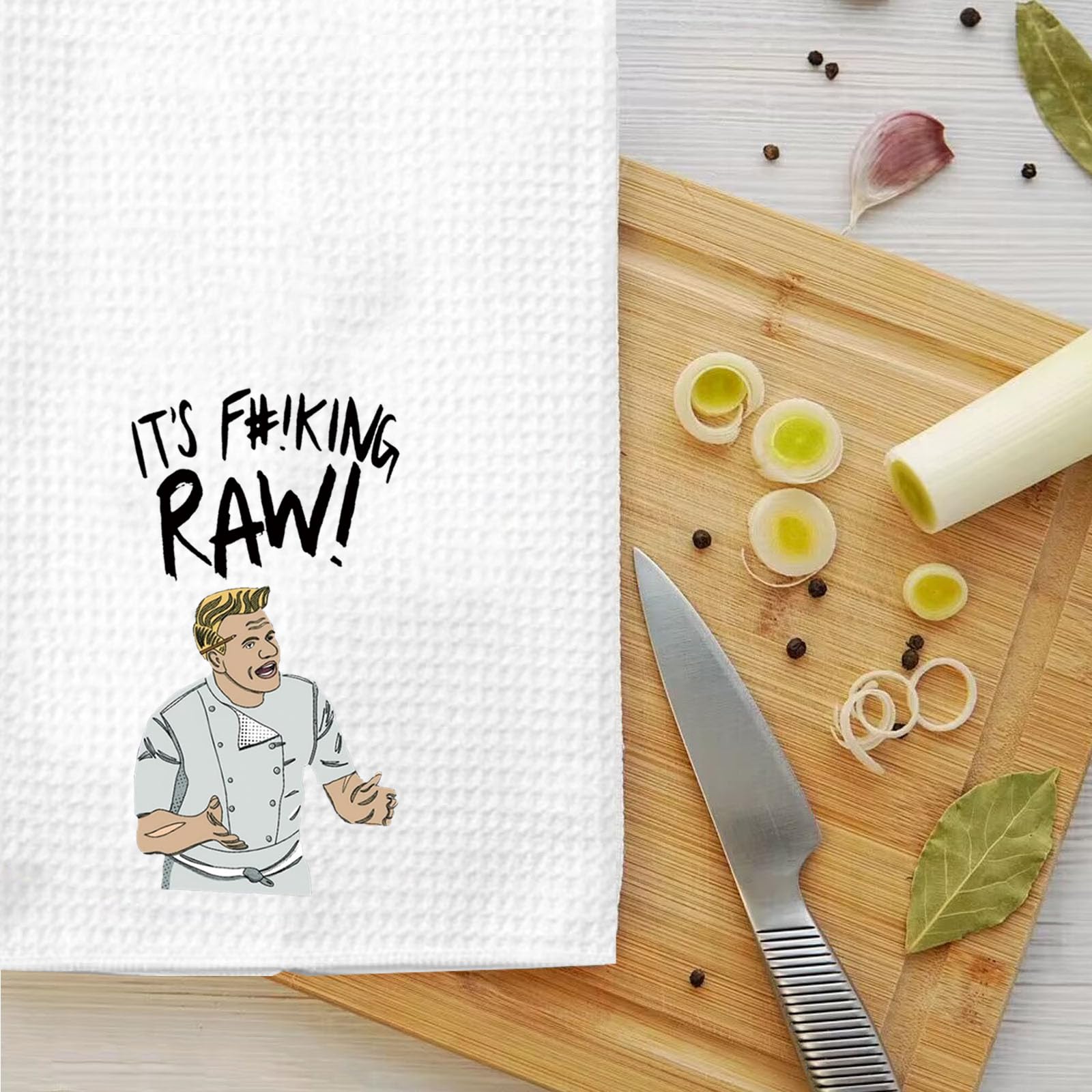 LEVLO Chef Ramsay: tela duradera y lavable para uso repetido.