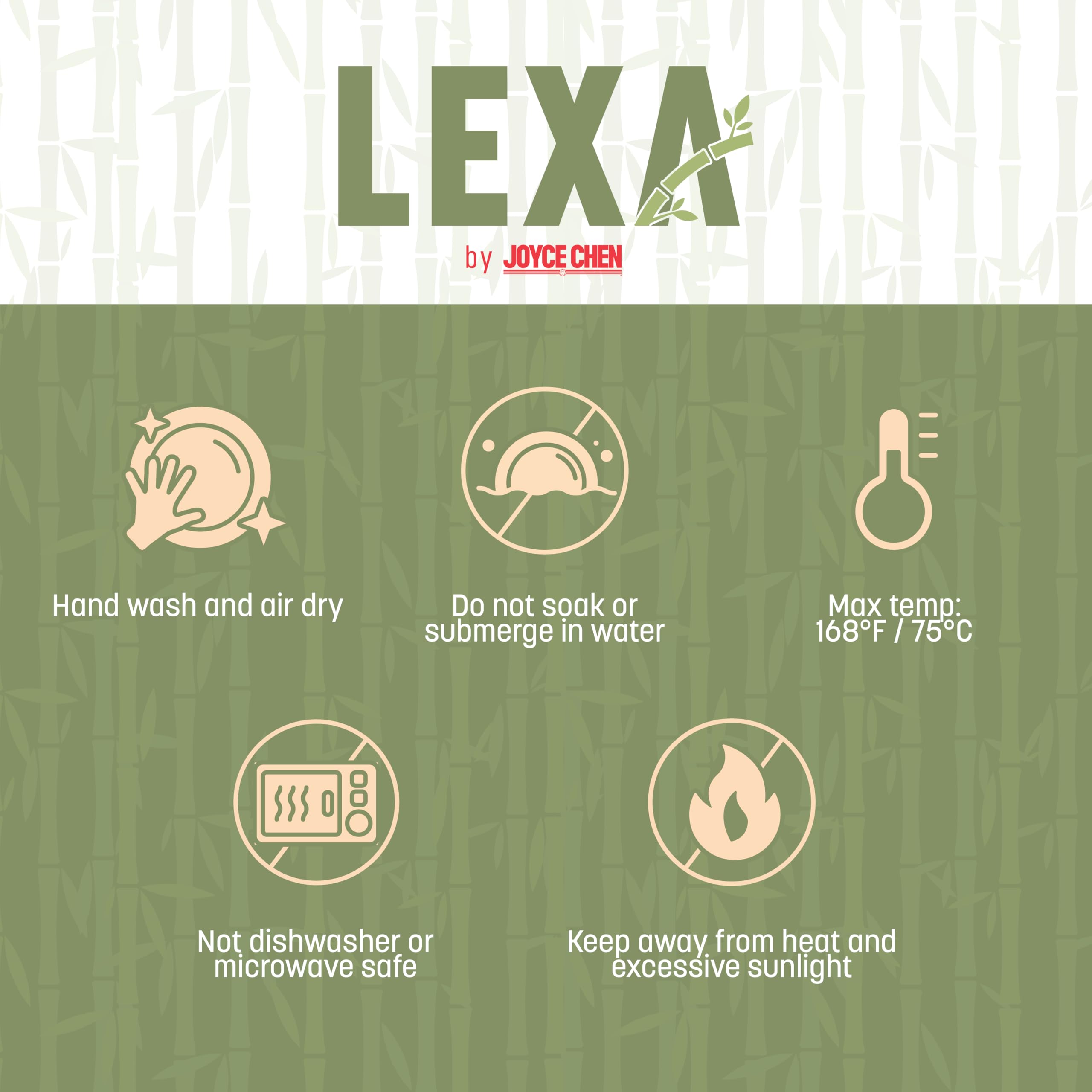 LEXA bol de bambú grande para aperitivos y meriendas en reuniones.