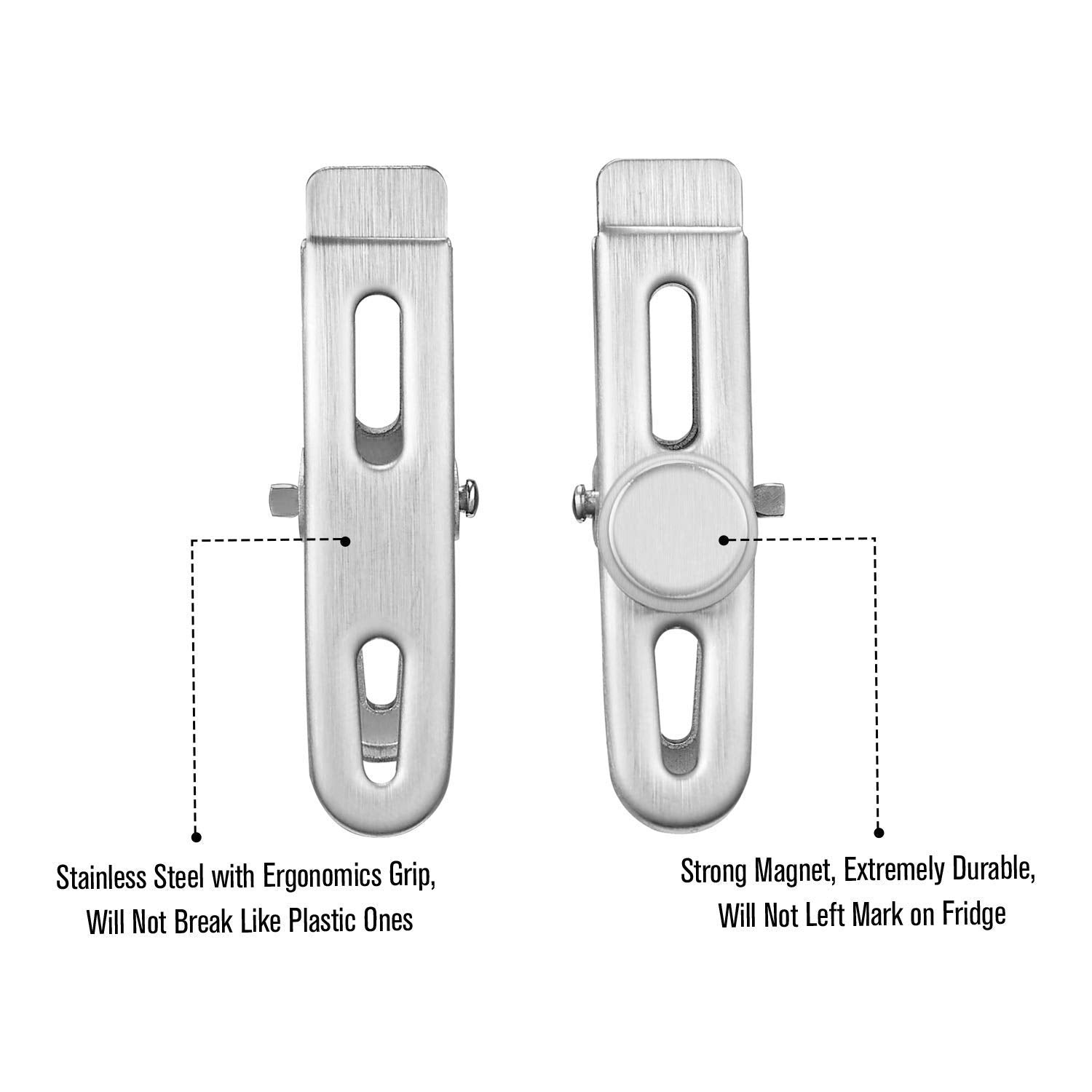 Clips LEYOSOV para sujetar fotos y notas en la nevera.