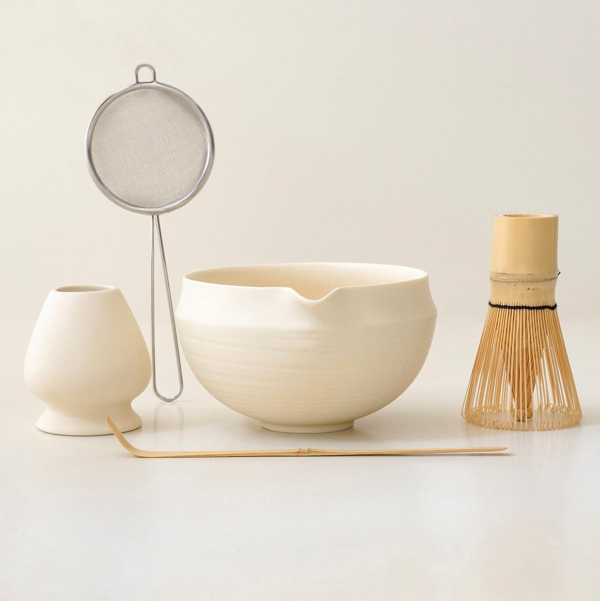 Conjunto LezayXtra Matcha de 5 piezas para ritual diario del té