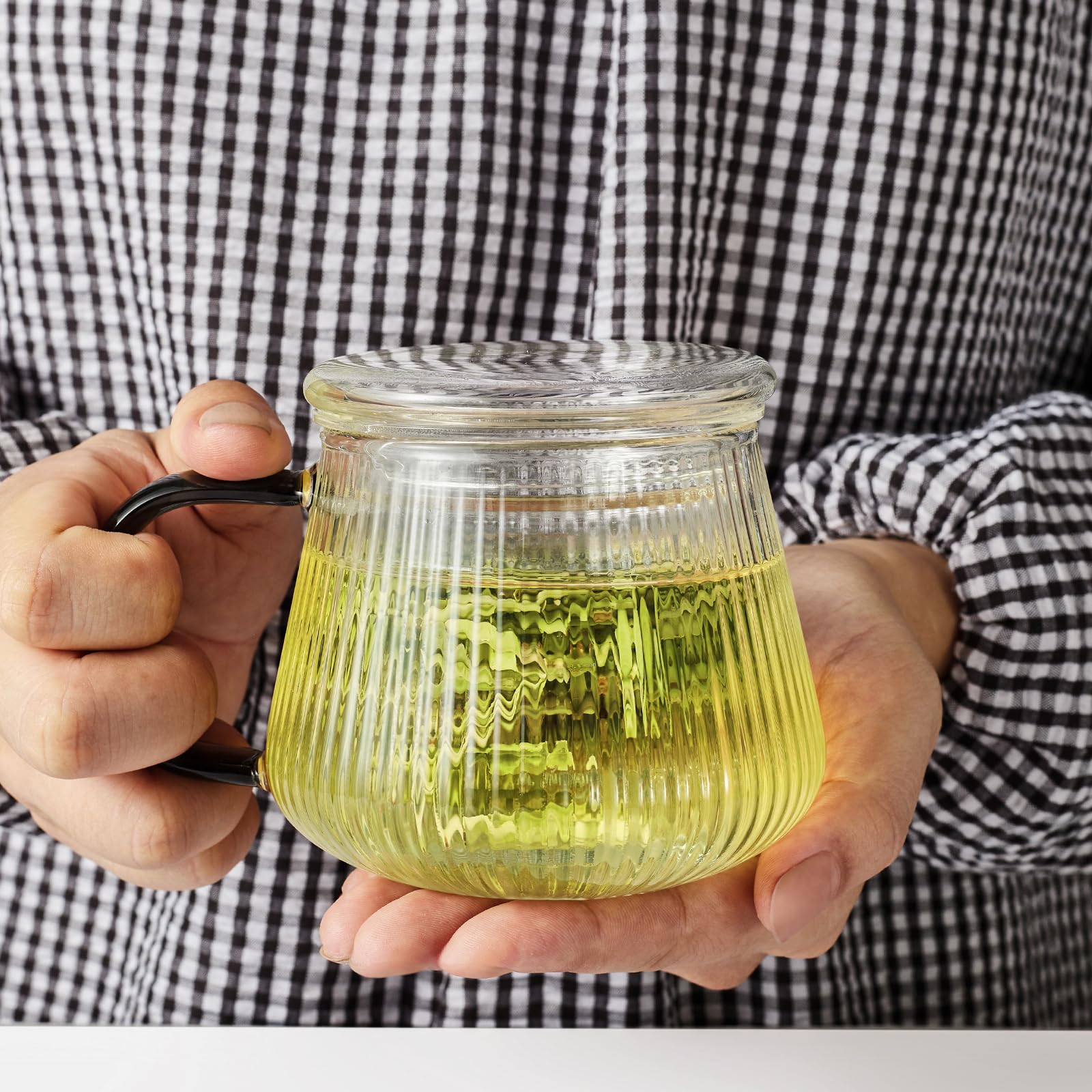 Infusor de Lezero, filtración clara para tisanas y té suelto