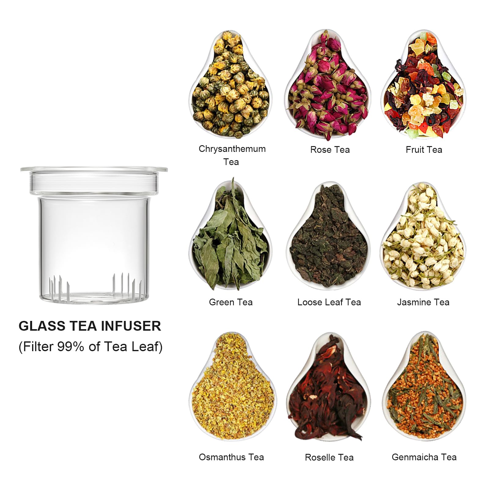 Lezero para blooming tea, infusión visual y aromática