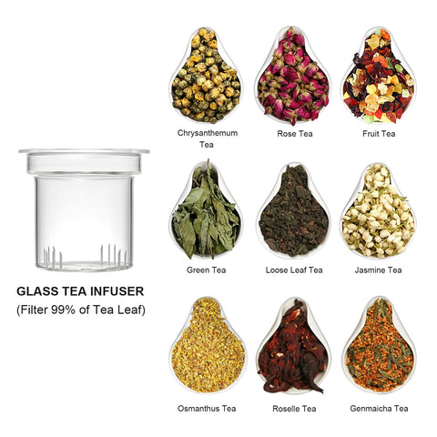 Lezero para blooming tea, infusión visual y aromática