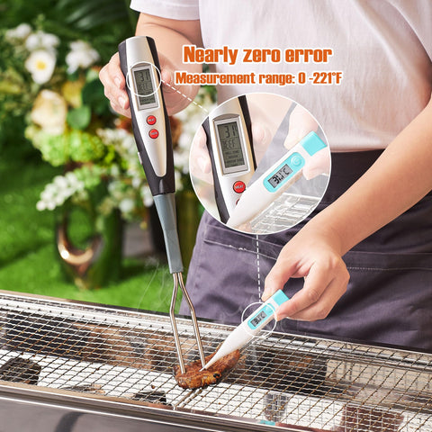 lfcforldx lectura instantánea para carnes en parrilla u horno