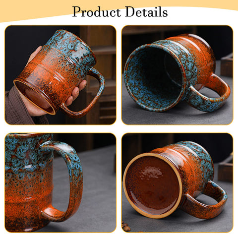 Taza LGQ apta para lavavajillas y microondas, uso conveniente.