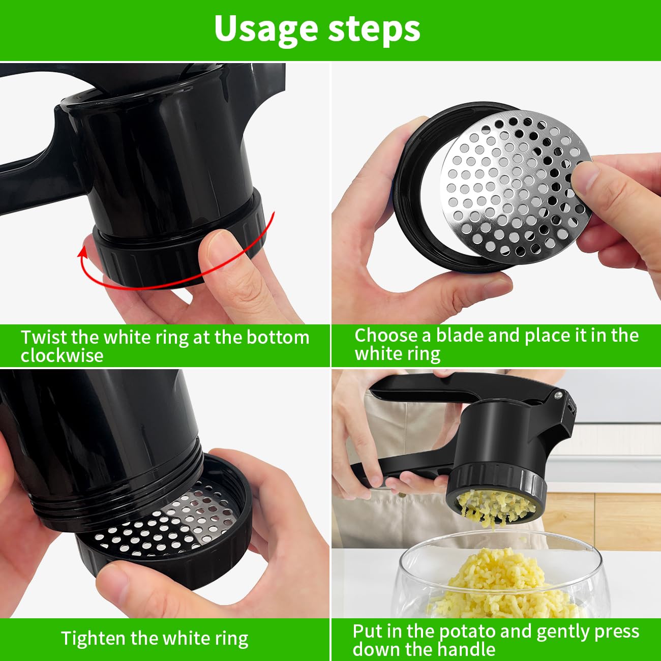 Fácil limpieza: piezas desmontables y lavavajillas aptas.