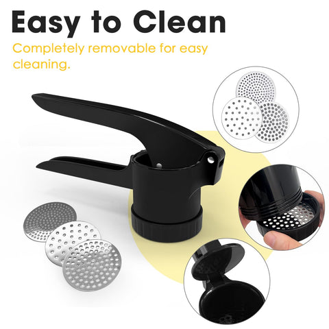 Mango ergonómico antideslizante de LHS para prensado estable.