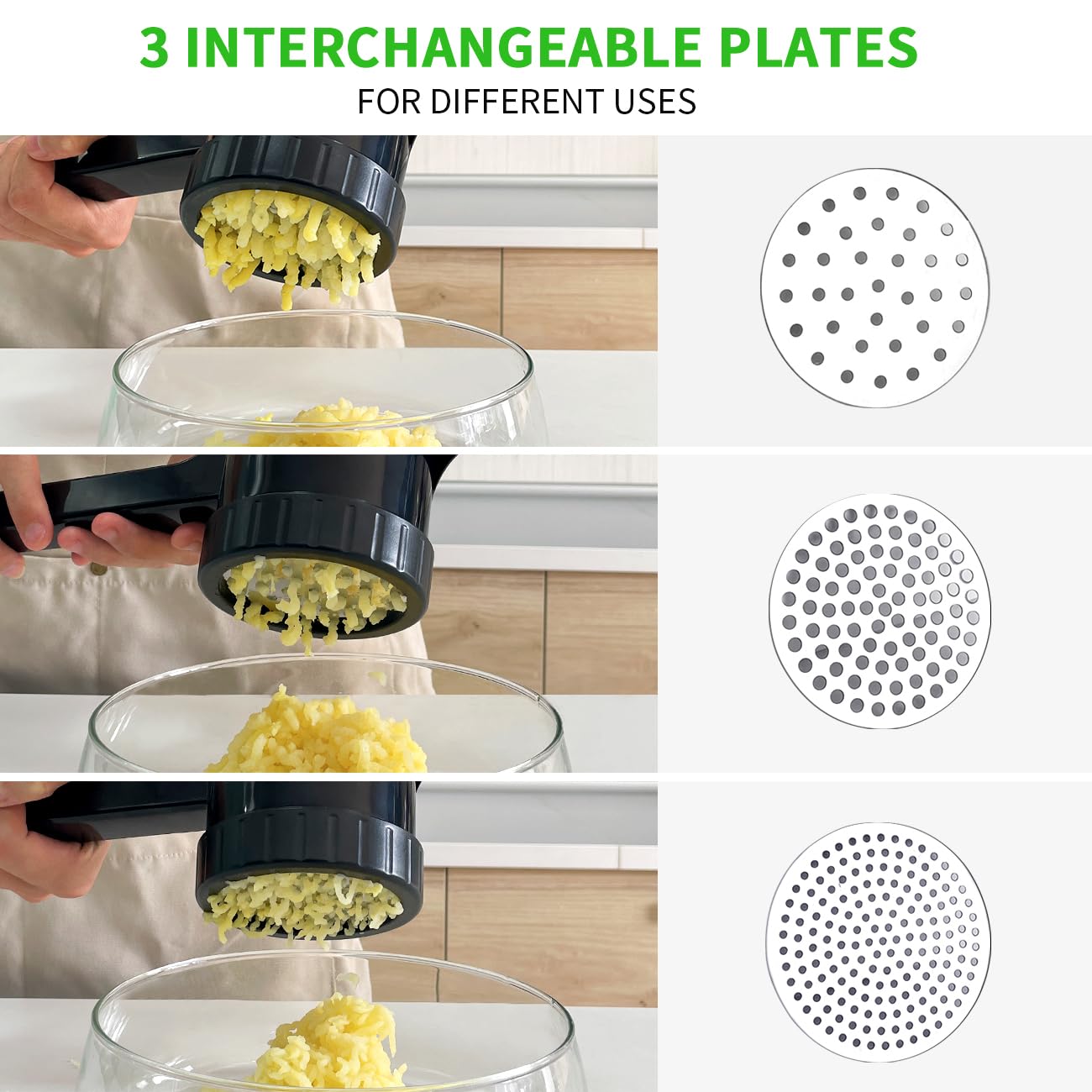 Uso multiusos: patatas, verduras y purés para bebé.