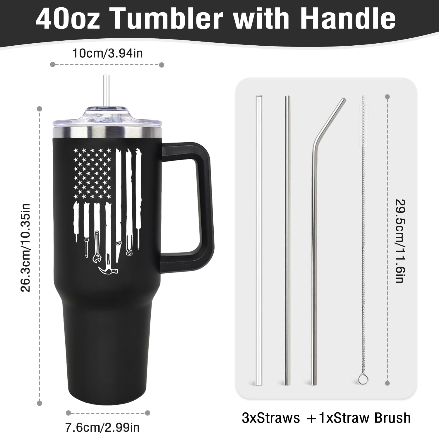 LHSCVUFASC 304 acero inoxidable, tumbler duradero para uso diario.