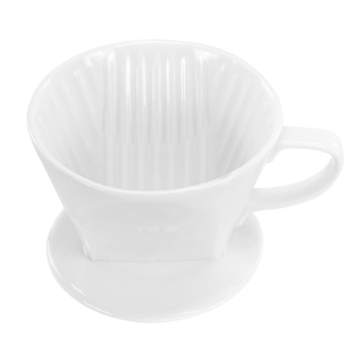 LHUKSGF vertedor cerámico con tres agujeros para café aromático.