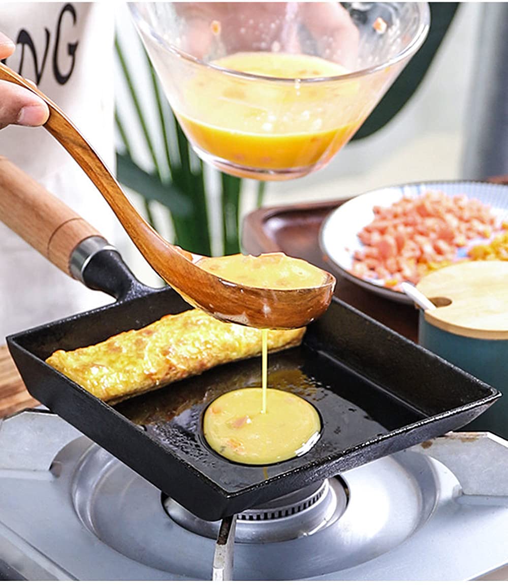 LI-GELISI Tamagoyaki Pan 9x7, compatible con inducción y otras cocinas modernas.