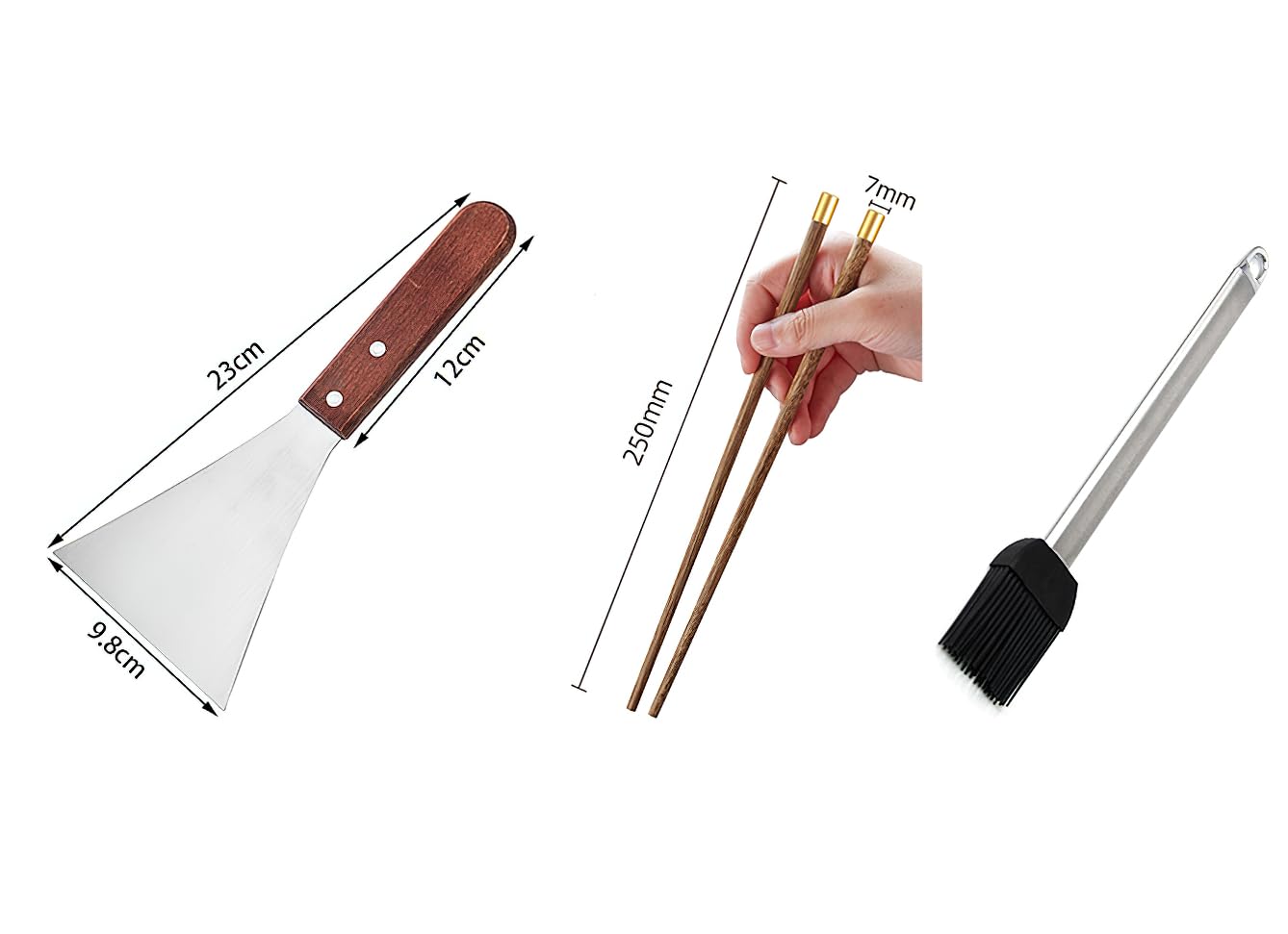 LI-GELISI Tamagoyaki Pan 9x7, ideal para tamagoyaki y técnicas japonesas.