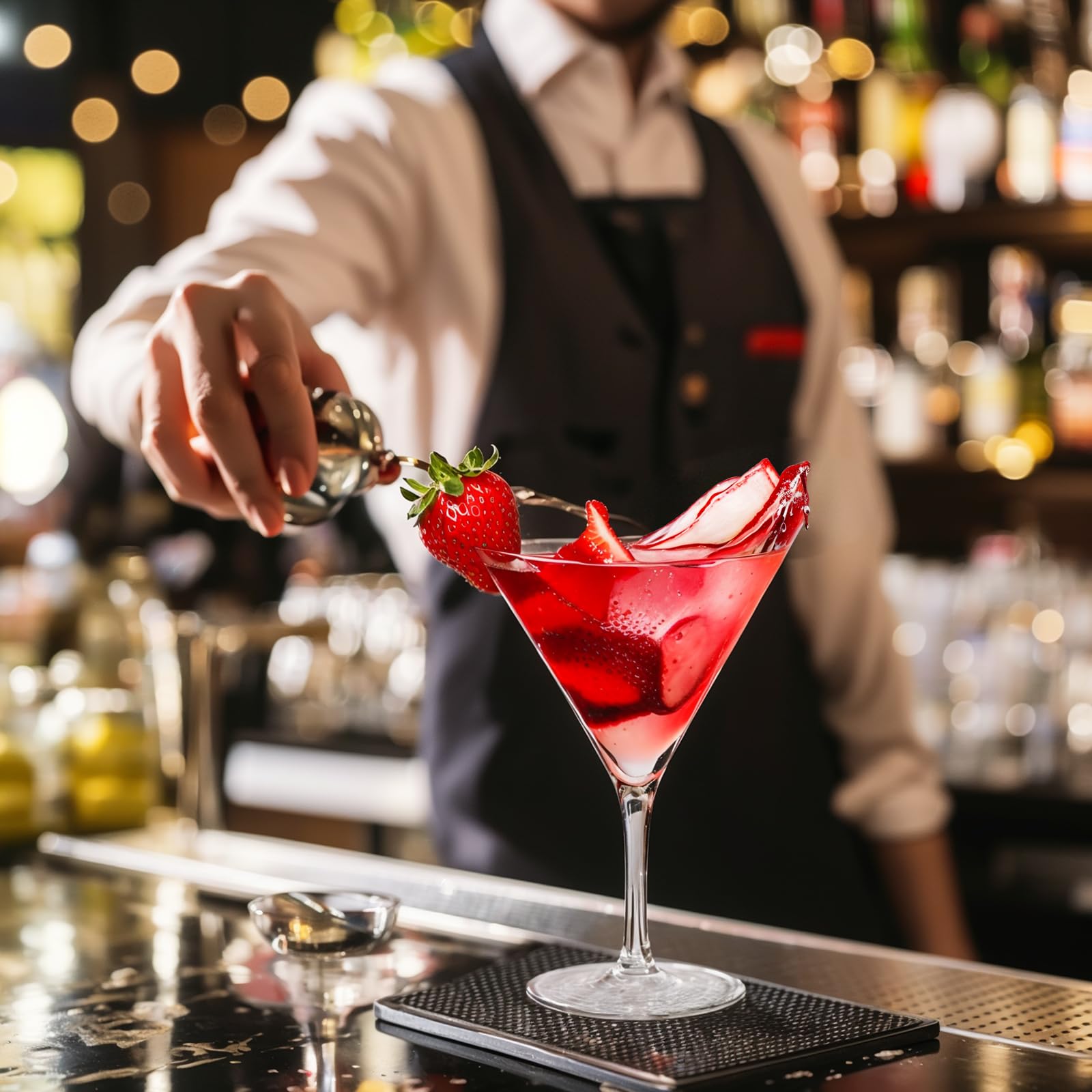 Vaso Liacere Martini resistente a caídas, diseño moderno.