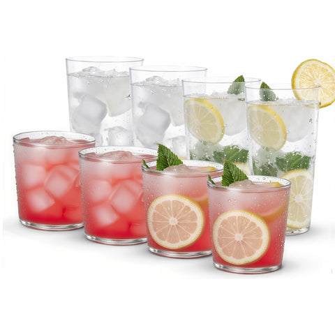 Vaso Liacere alto de plástico, 500 ml, ideal para bebidas al aire libre