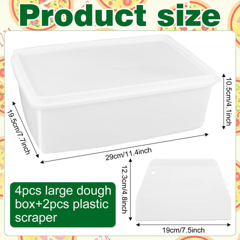 LIANGMIDA caja de masa con interior liso para desmoldar fácilmente