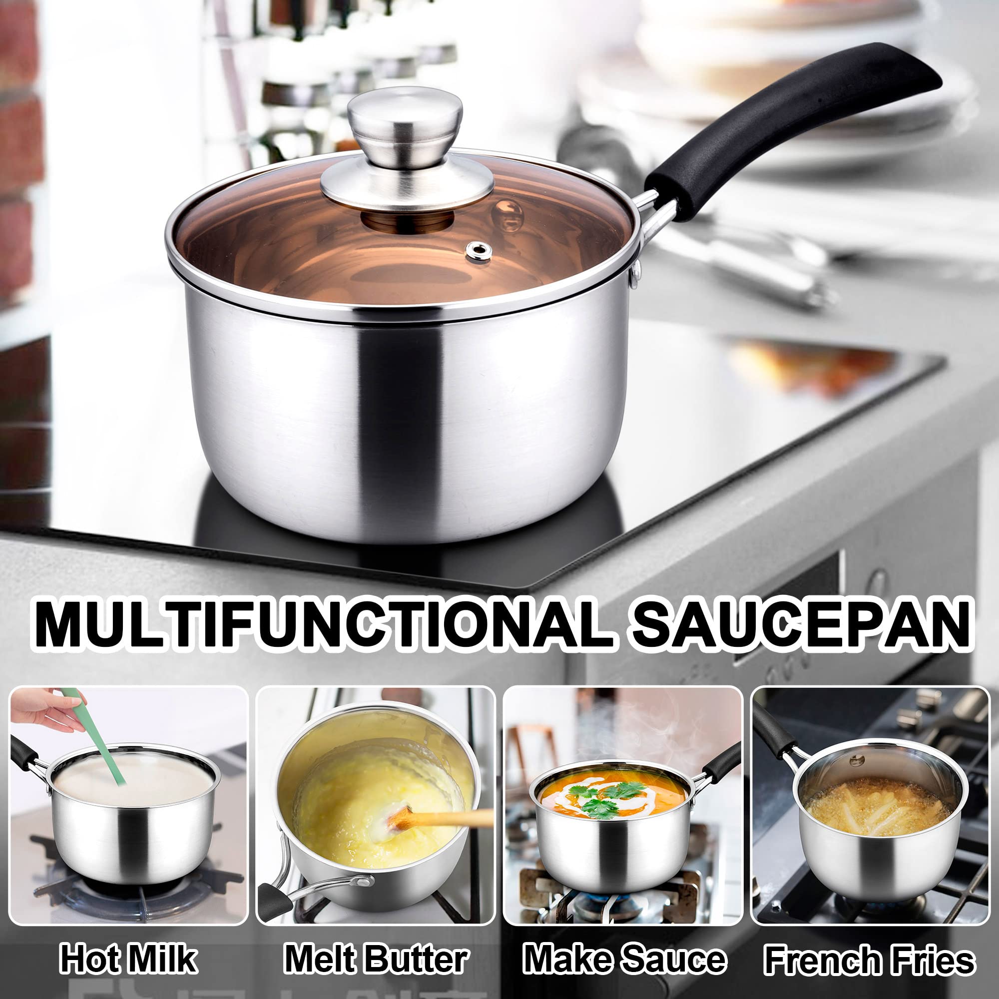 LIANYU cazo de 1 qt exterior mate resistente para uso diario