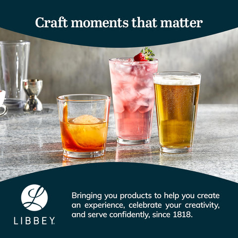 Vasos Libbey Bar Essentials, regalo ideal para la cocina.
