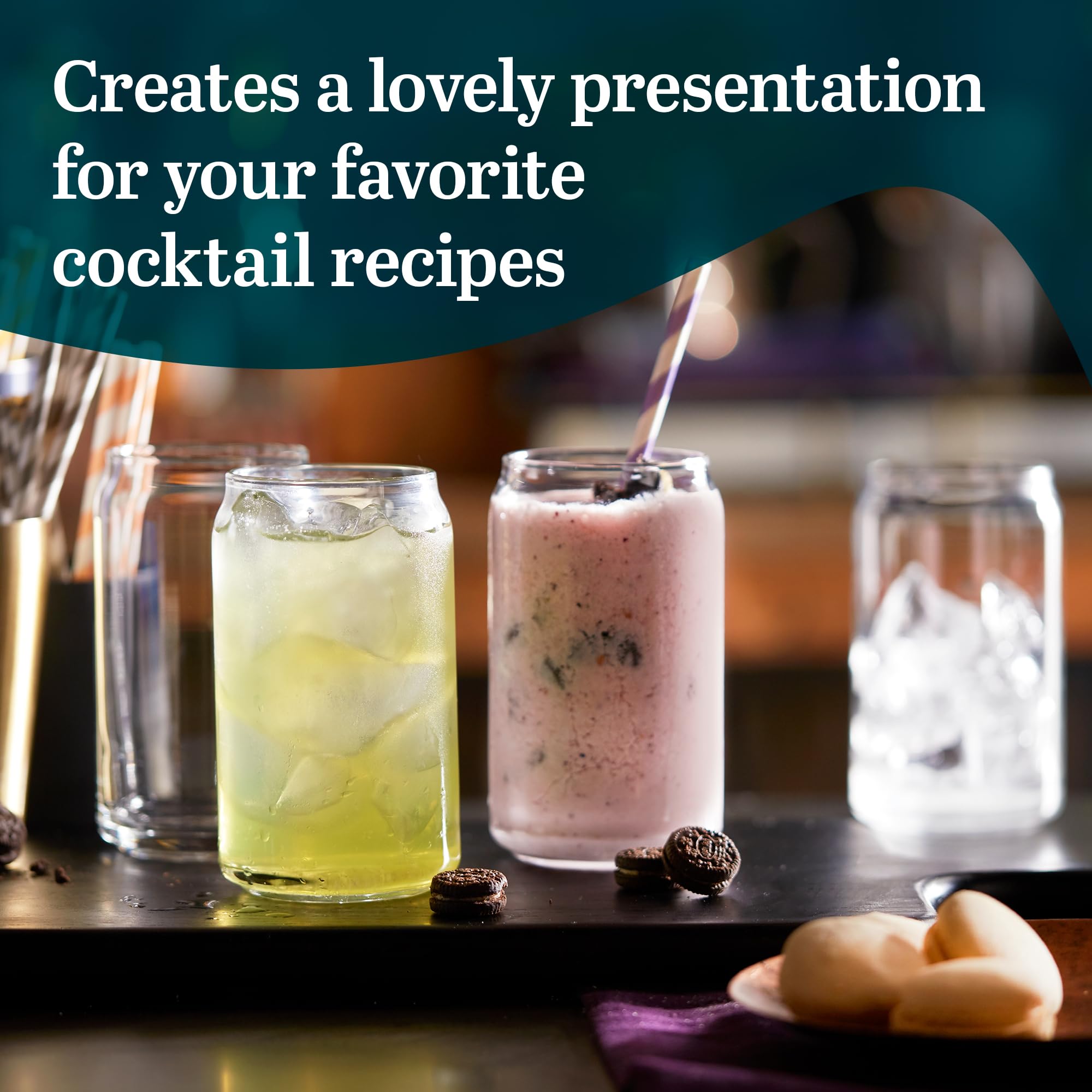 Libbey Classic Can Tumbler: tamaño 16oz ideal para reuniones