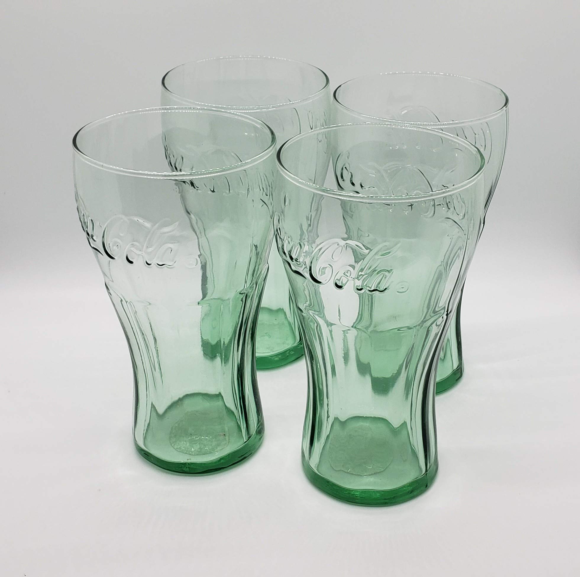 Libbey Coca-Cola verde, conjunto de vasos, diseño elegante para uso diario o regalo.