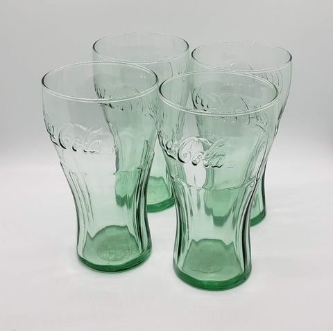 Libbey Coca-Cola verde, conjunto de vasos, diseño elegante para uso diario o regalo.