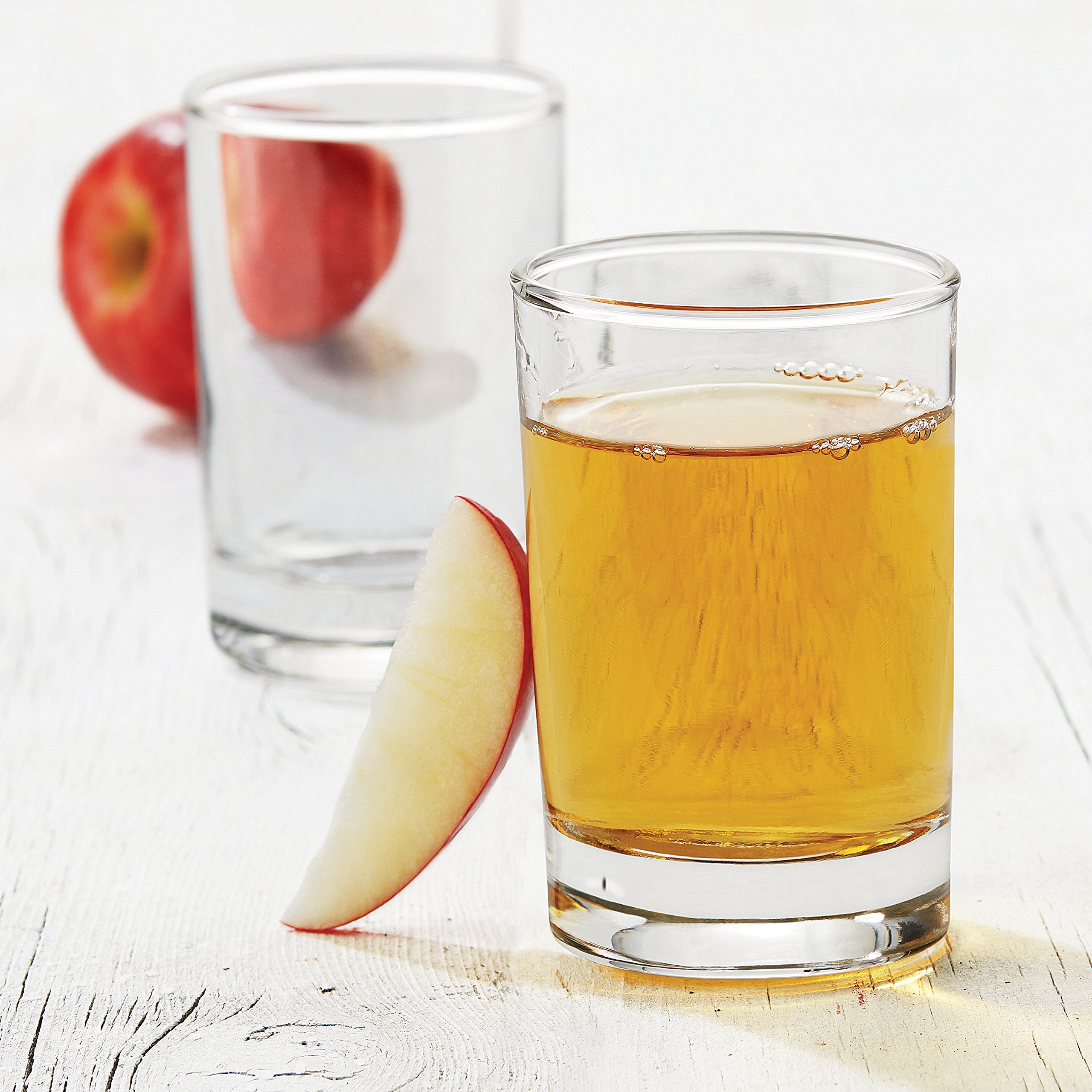 Libbey copa de zumo cristal transparente, ideal para jugos matutinos y cenas ligeras.