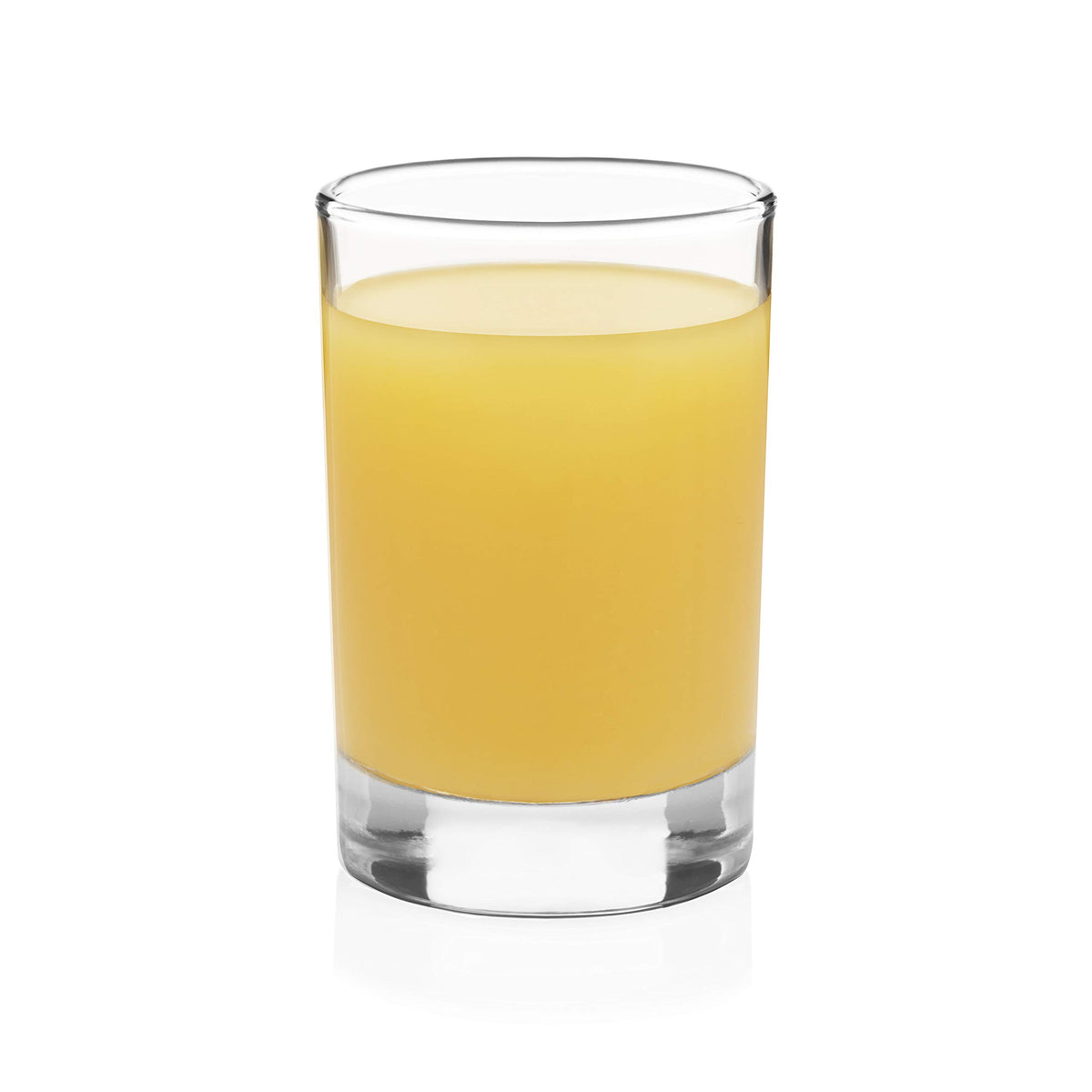 Libbey copa de zumo con base gruesa, conjunto de 4, para desayunos relajados.