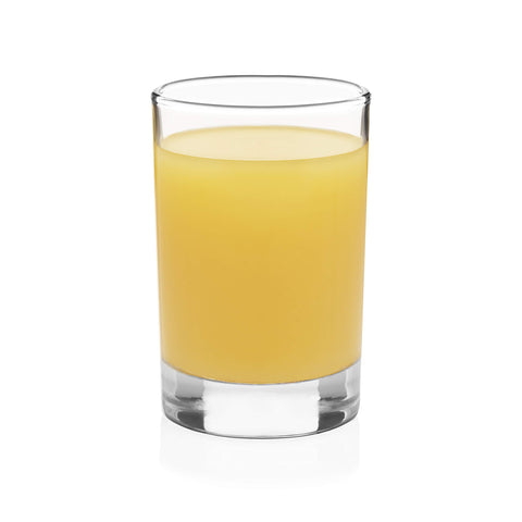 Libbey copa de zumo con base gruesa, conjunto de 4, para desayunos relajados.