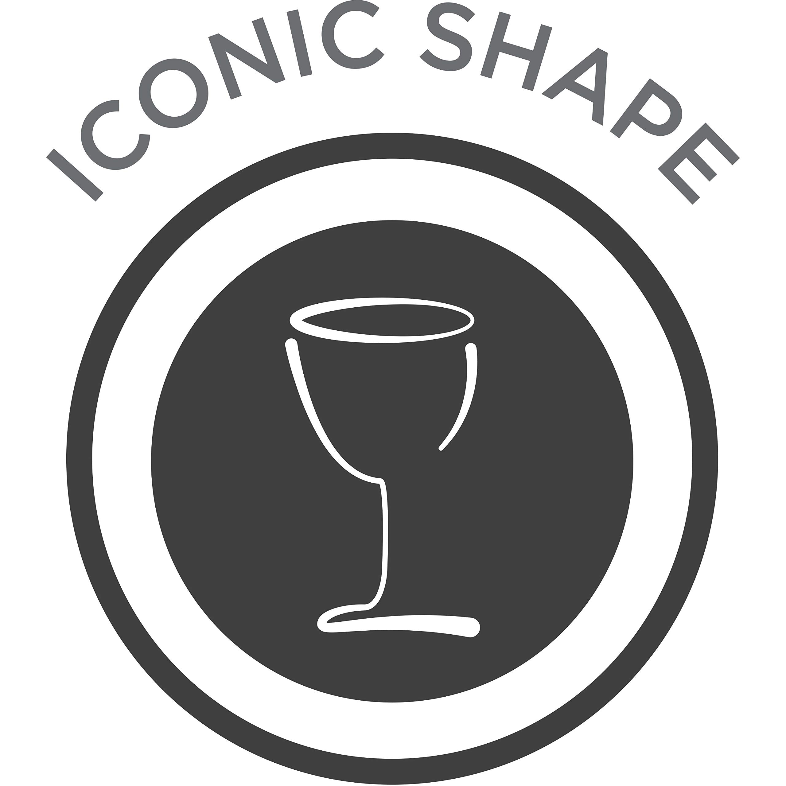 Libbey Impresiones: agarre ergonómico para beber con confianza.