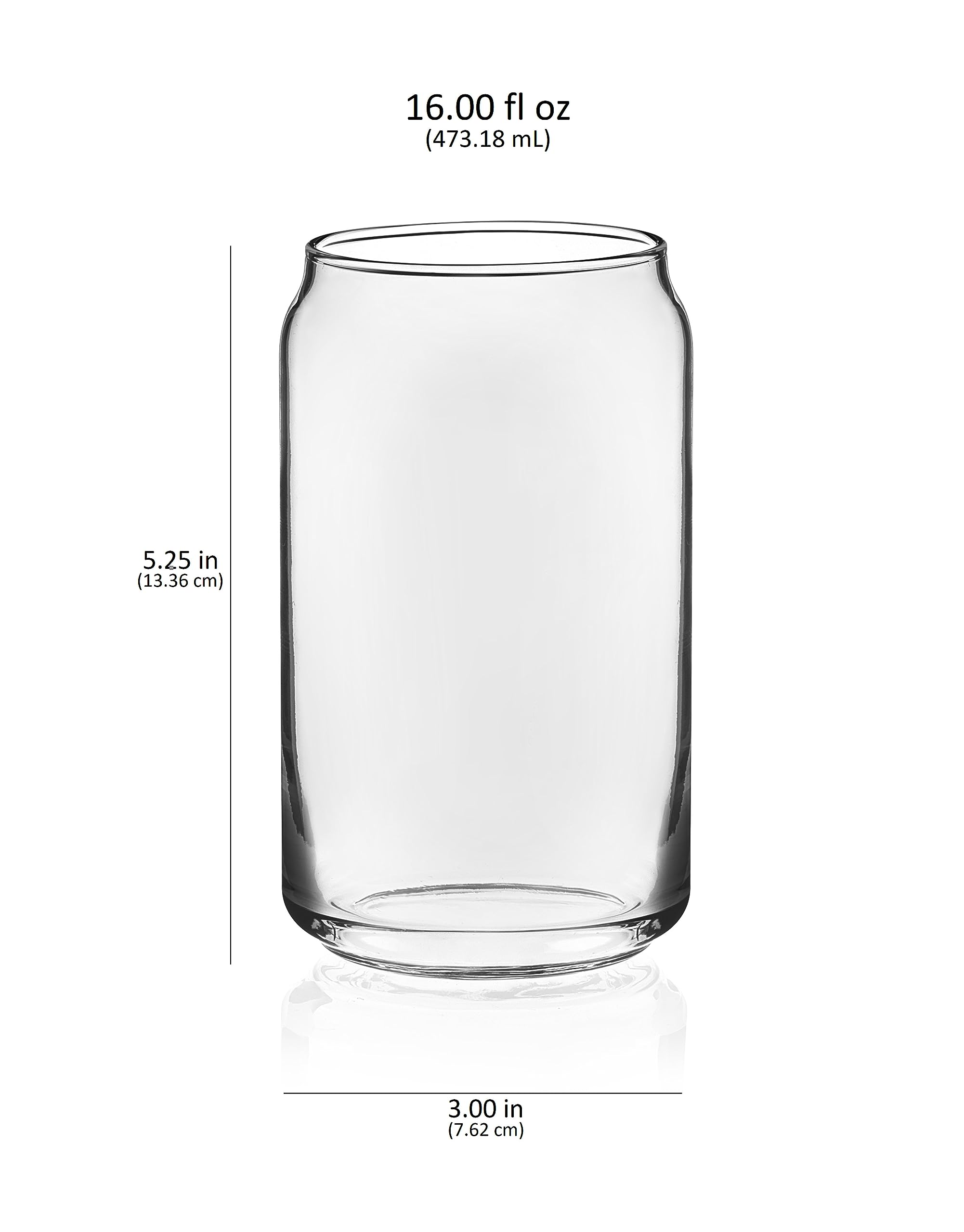 Presentación de Libbey con 4 vasos para fiestas o regalo.
