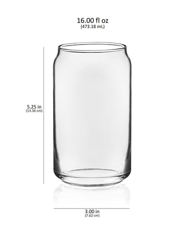 Presentación de Libbey con 4 vasos para fiestas o regalo.