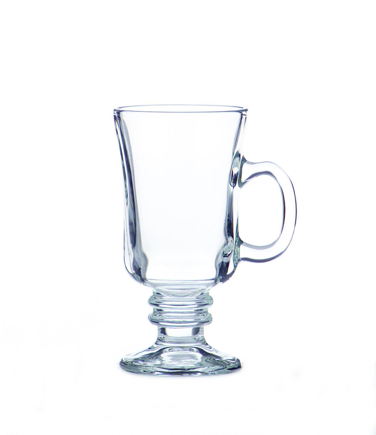 Libbey taza irlandesa de vidrio claro para café caliente, apta para lavavajillas