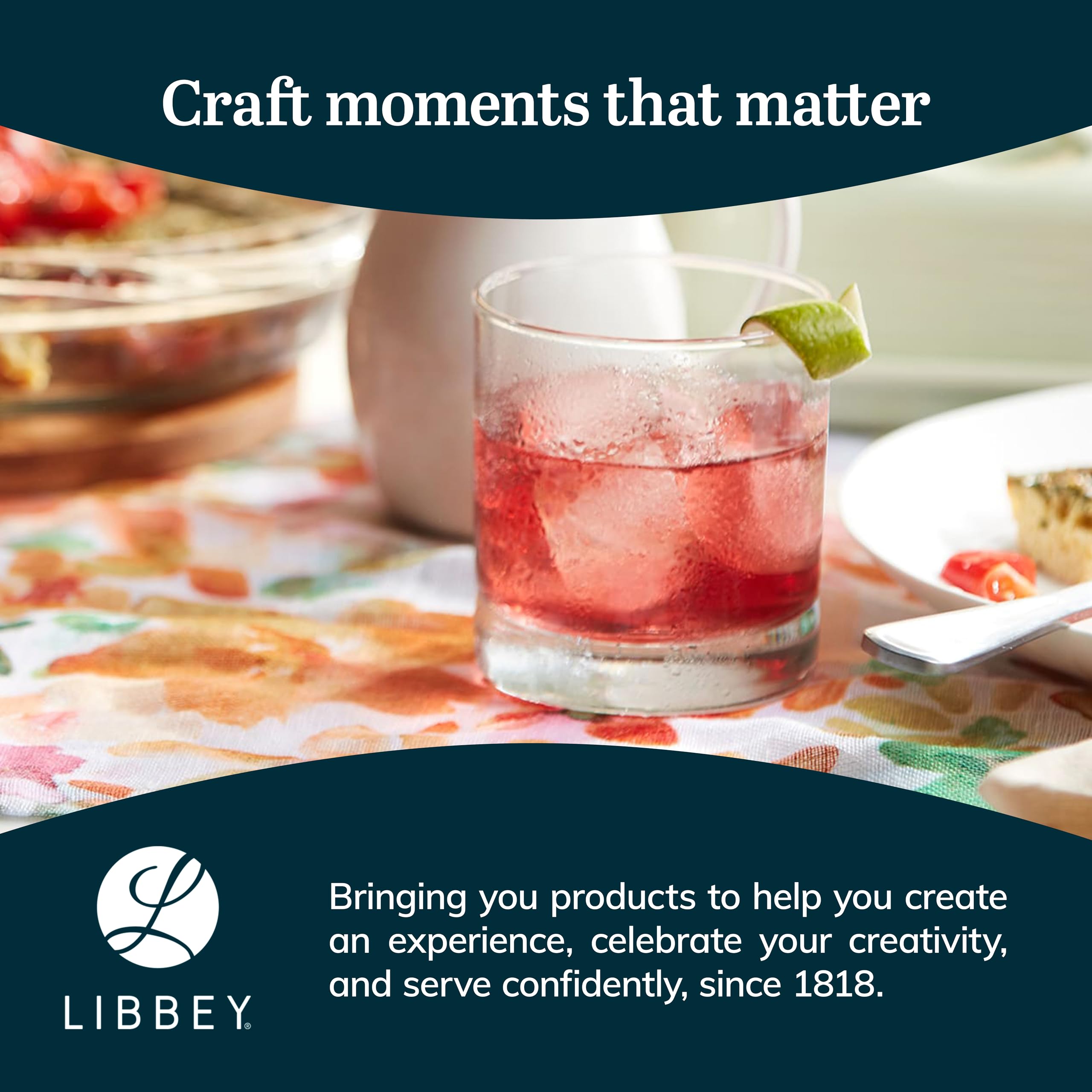 Libbey vasos whisky con claridad duradera para servir.