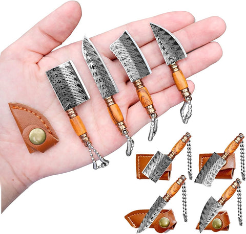 Liberal Brightdeer mini set cuchillos cocina: conjunto portable para cortar frutas y abrir paquetes.