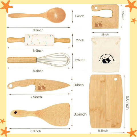 Tabla de corte infantil Liberal Brightdeer, ideal para practicar cortes supervisados en casa.