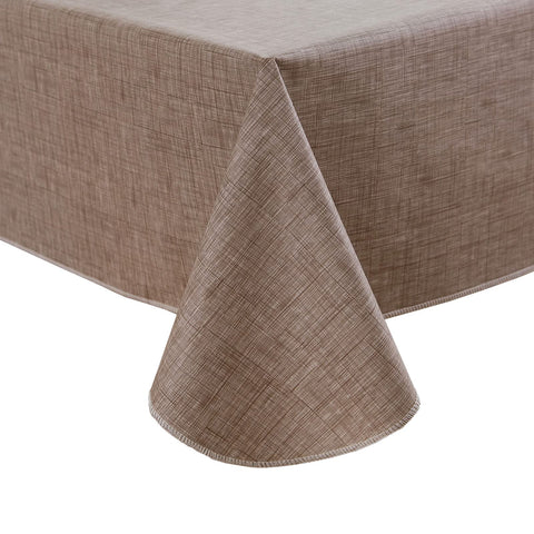 LIBERECOO mantel vinilo franela trasero: protección suave y duradera para cualquier mesa.