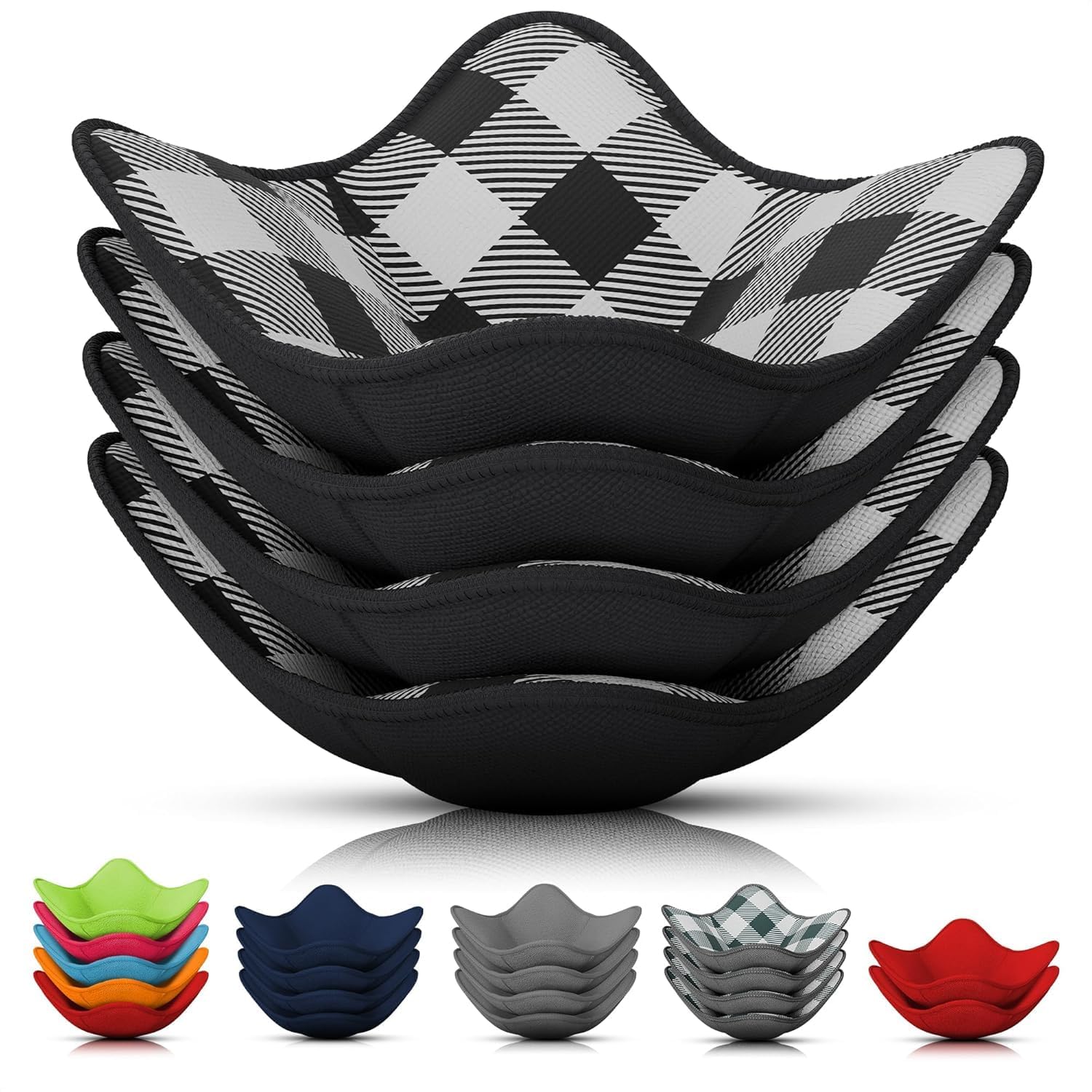 LIBERHAUS bowl cosy negro apilable facilita almacenamiento y organización en la cocina.