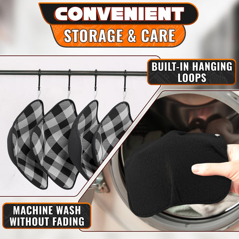 LIBERHAUS bowl cosy negro juego de 4 protege y organiza.