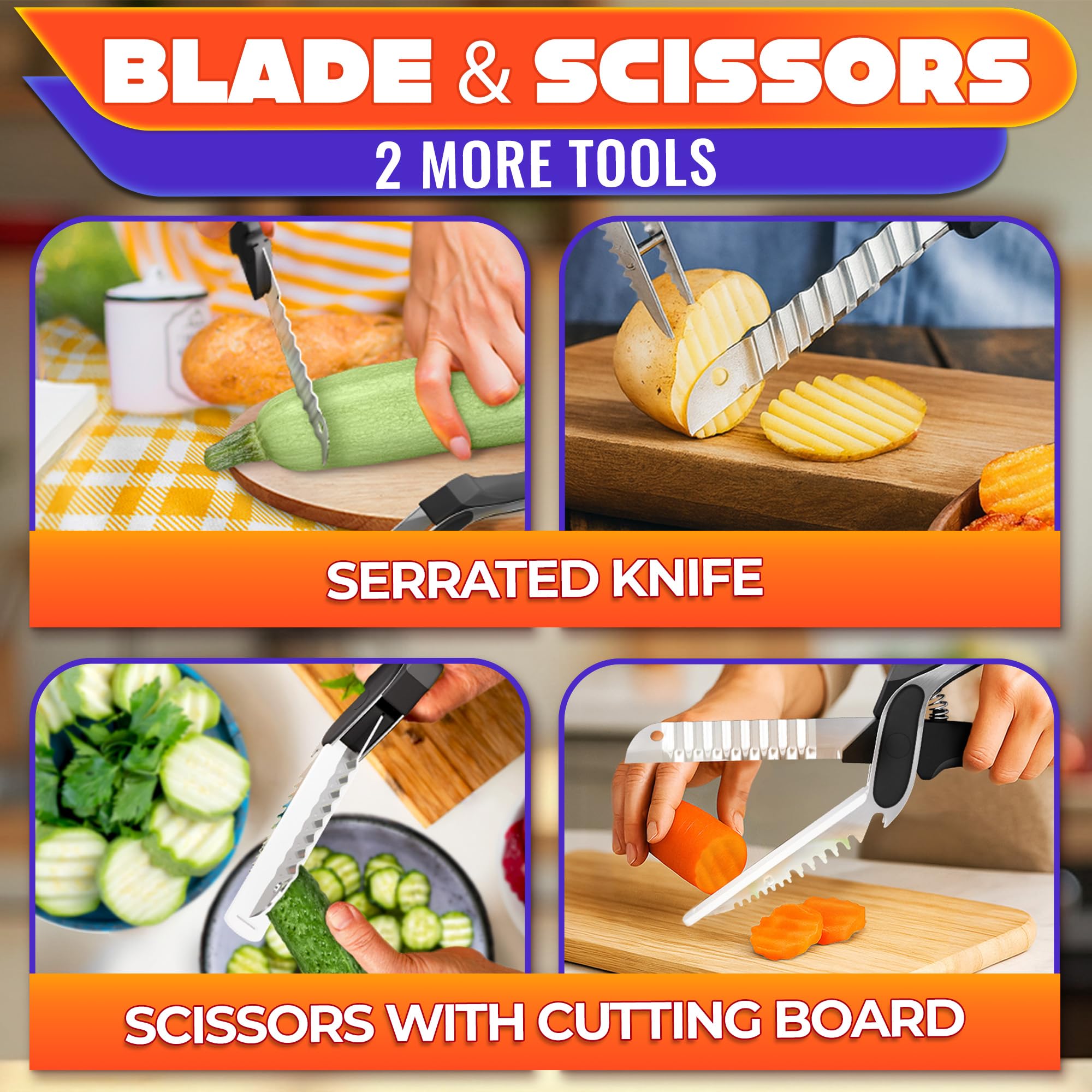 LIBERHAUS tijeras con bloqueo de seguridad para almacenamiento seguro.