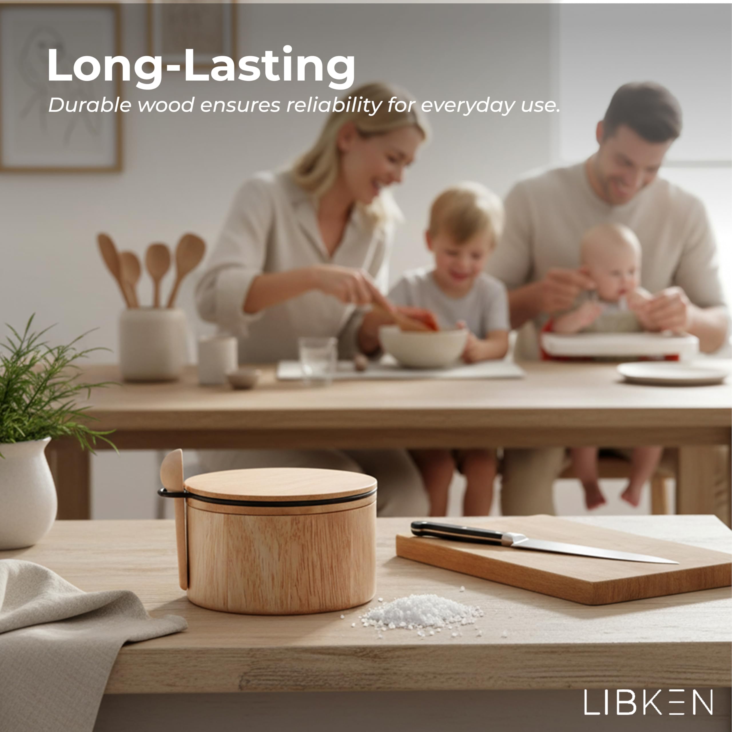 LIBKEN uso versátil para sal, pimienta, hierbas y especias